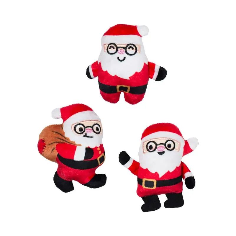 Fringe Studio Rebel Wo A Claus 3Pcs Small Dog Toy Set