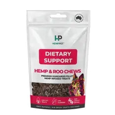Hemp Pet Hemp & Roo Chews- Dietary Support For Dogs 100G