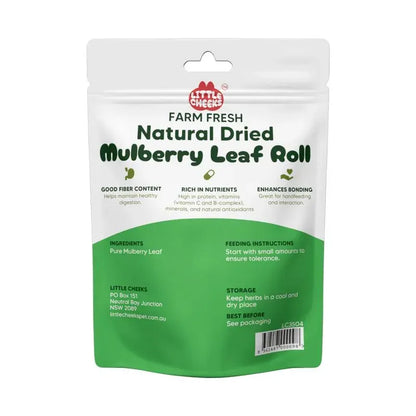 Little Cheeks Natural Dried Mulberry Leaf Rolls 5 Pack
