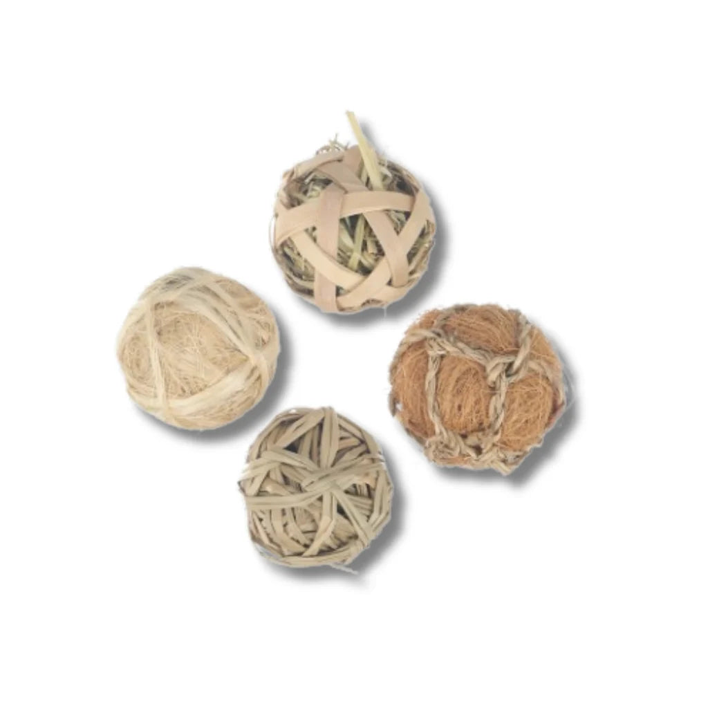 Little Cheeks Natural Fun Balls 4 Pack