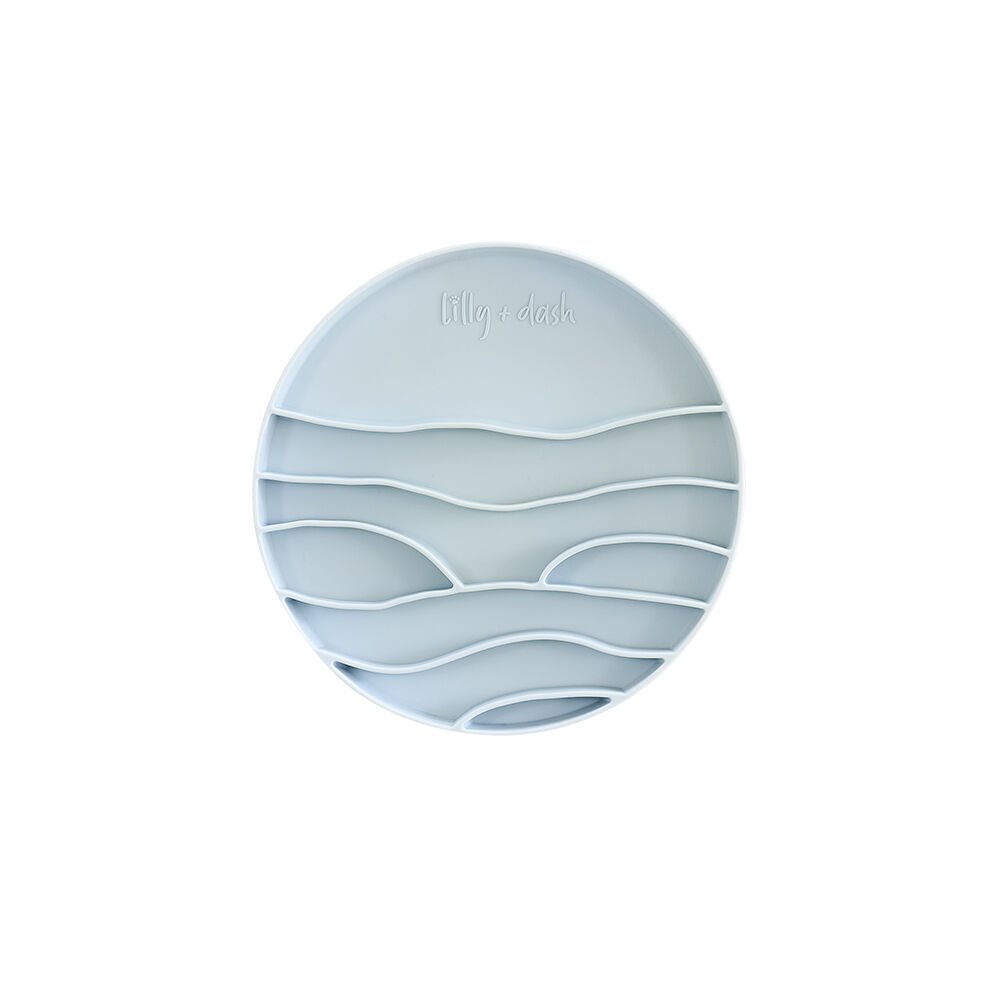 Lilly + Dash Lick Mat Insert For Pet Bowl Sky