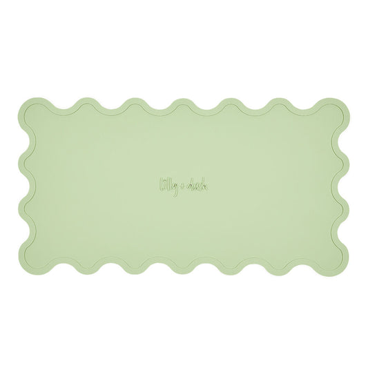 Lilly + Dash Wave Mat Mint