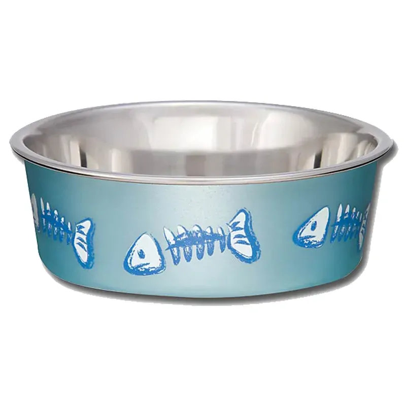 Loving Pets Cat Bella Bowl Fish Blue X-Small