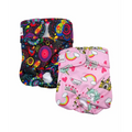 Loving Pets Washable Nappies Pink/Purple Xsmall 2Pk
