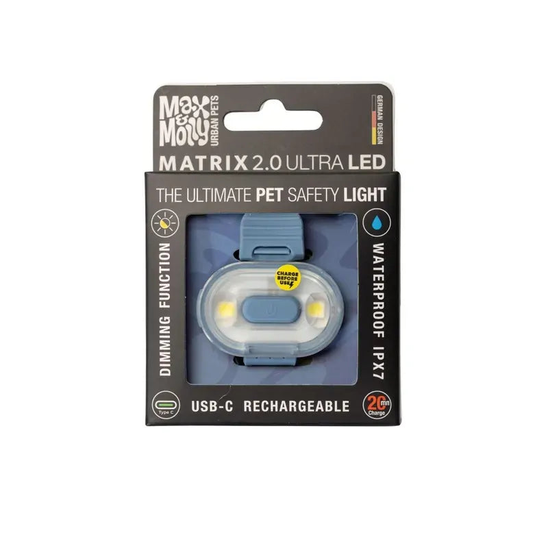 Max & Molly Matrix 2.0 Ultra Led - Safety Light-Ocean