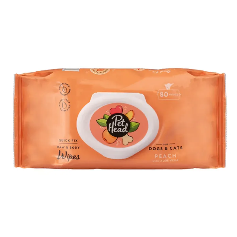 Pet Head Quick Fix Wipes 80Pk