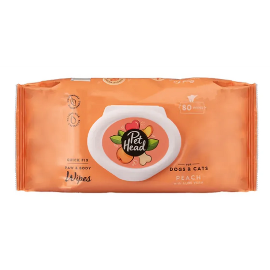 Pet Head Quick Fix Wipes 80Pk