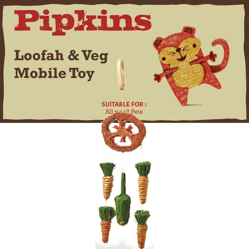 Pipkins Loofah & Corn Mobile Toy 30G