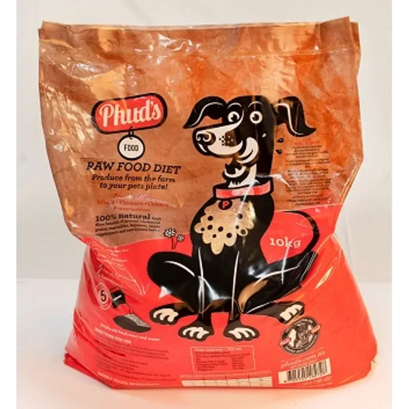 Phuds Natural Raw Food 10Kg