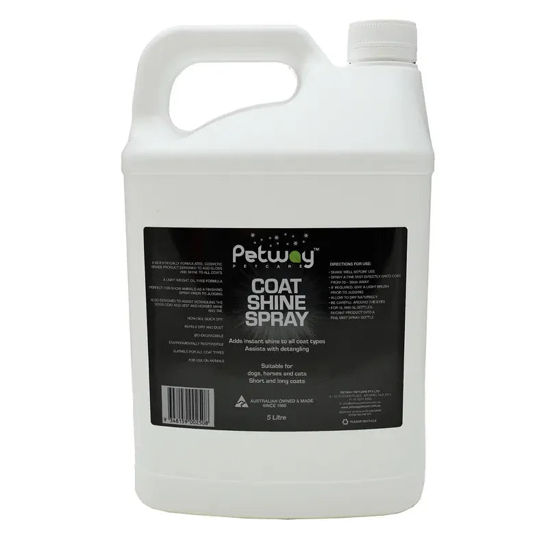 Petway Petcare Coat Shine Spray 5L