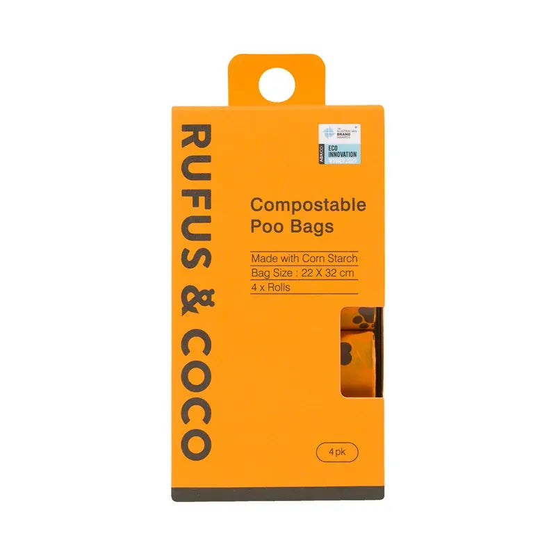 Rufus And Coco Do Good Biodegradable Poo Bags