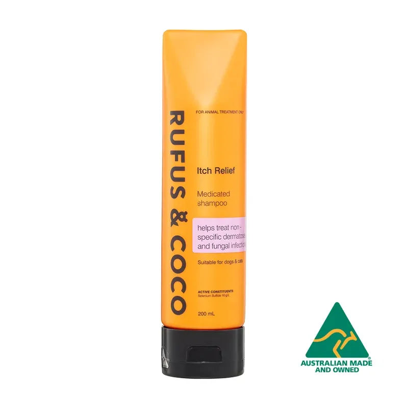 Rufus & Coco Itch Relief Medicated Shampoo 200mL