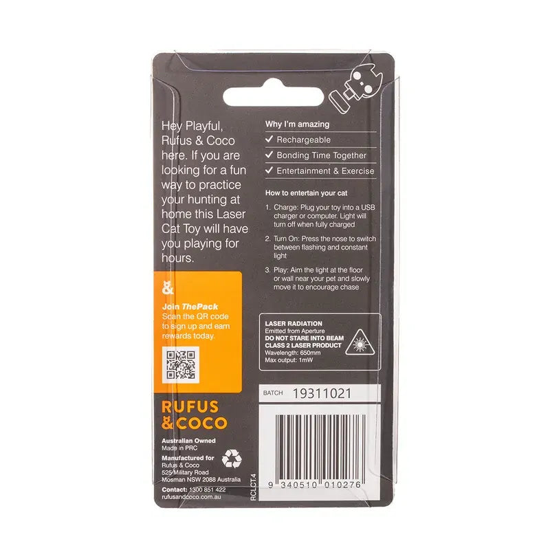 Rufus And Coco Laser Cat Toy