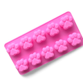 Raw Pawz Diy Gummy Silicone Mould - Paw Prints - Pink