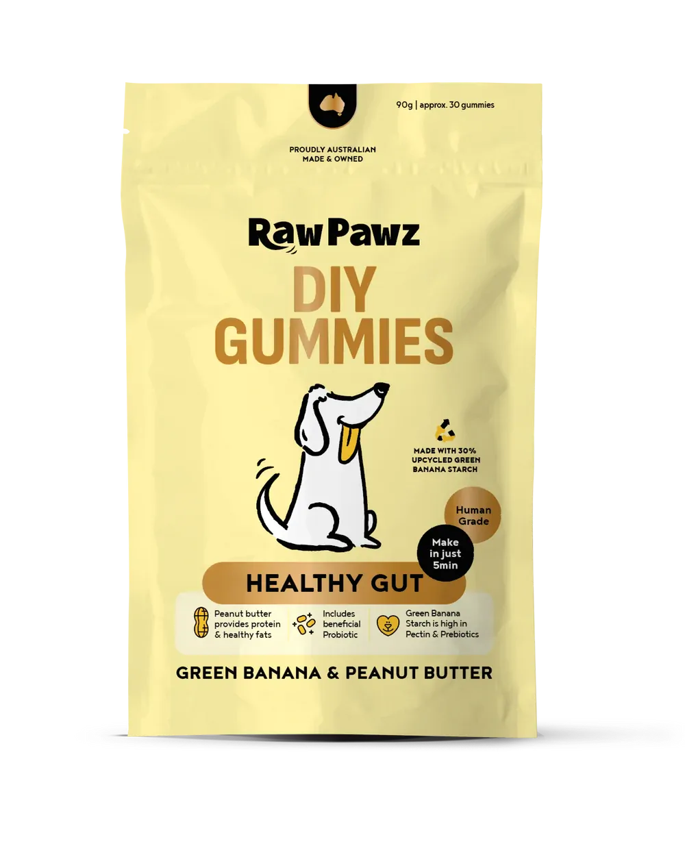 Raw Pawz Healthy Gut Diy Gummies 90G
