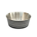 Superior Heavy Base Pet Bowl Matte Black 24Cm