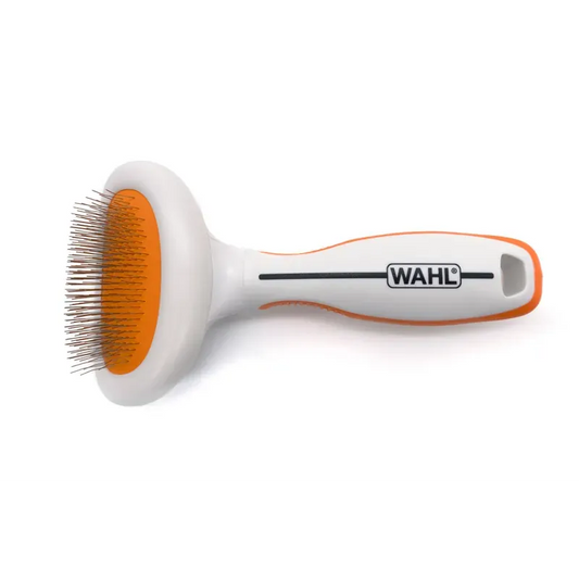 Wahl Orange/White Metal Slicker Small