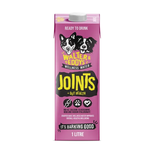 Walter & Eddys Wellness Water Joints+Gut Health 1L 6Pk
