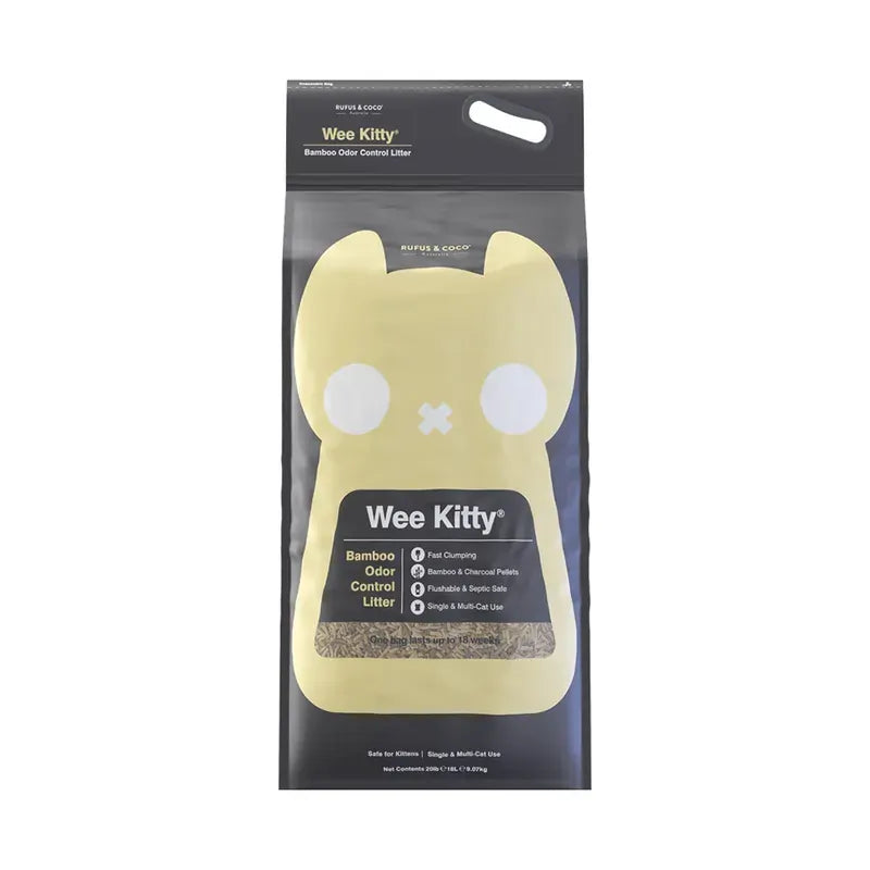 Wee Kitty Bamboo Odour Control Clumping Cat Litter 9kg