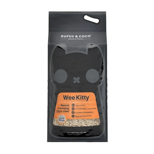 Wee Kitty Corn Clumping Cat Litter 9kg