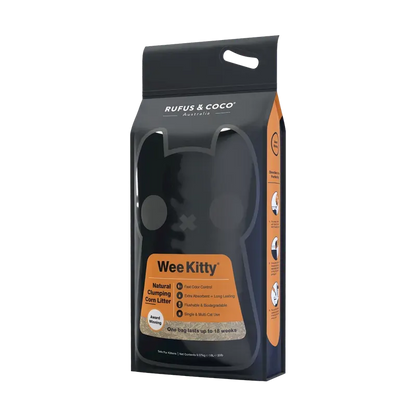 Wee Kitty Corn Clumping Cat Litter 9kg