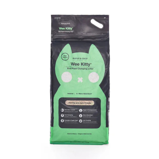 Wee Kitty Eco Plant Natural Clumping Tofu Wheat Litter 2Kg