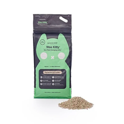 Wee Kitty Eco Plant Natural Clumping Cat Litter 9kg