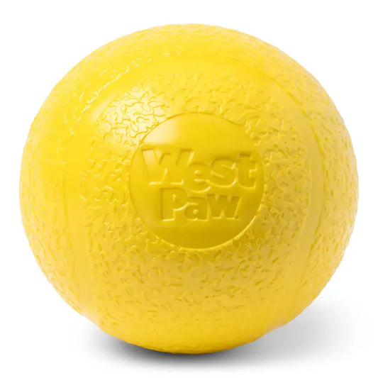 West Paw Echo Boundr Ball Large 8 Cm Dandelion Yellow