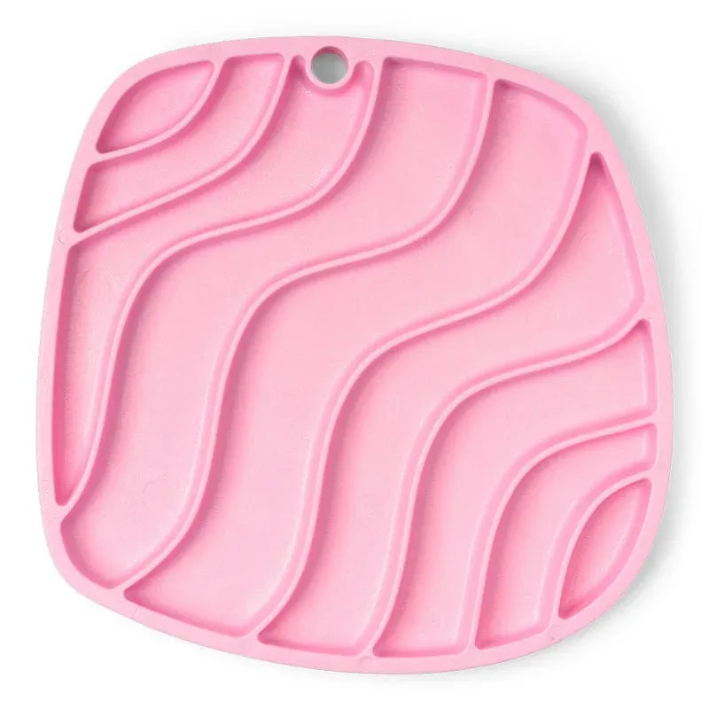 West Paw Feast Mat - Waves - Bubblegum