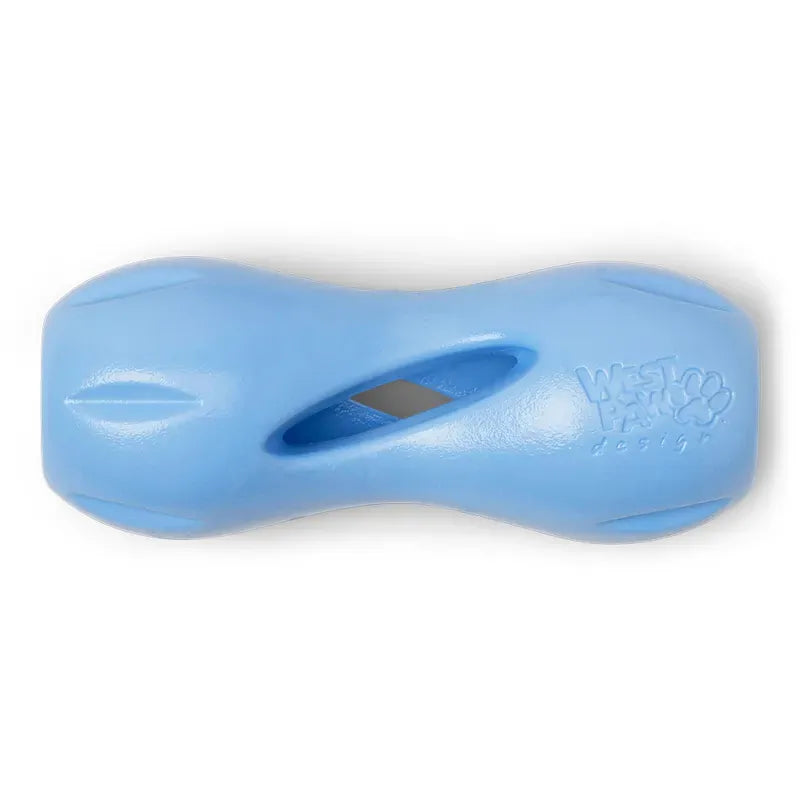 West Paw Qwizl Tough Puzzle Toy - Small - Periwinkle