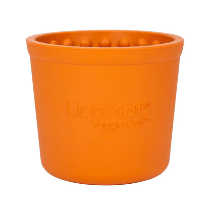 Lickimat Yoggie Pot Slow Feeder Dog Bowl 