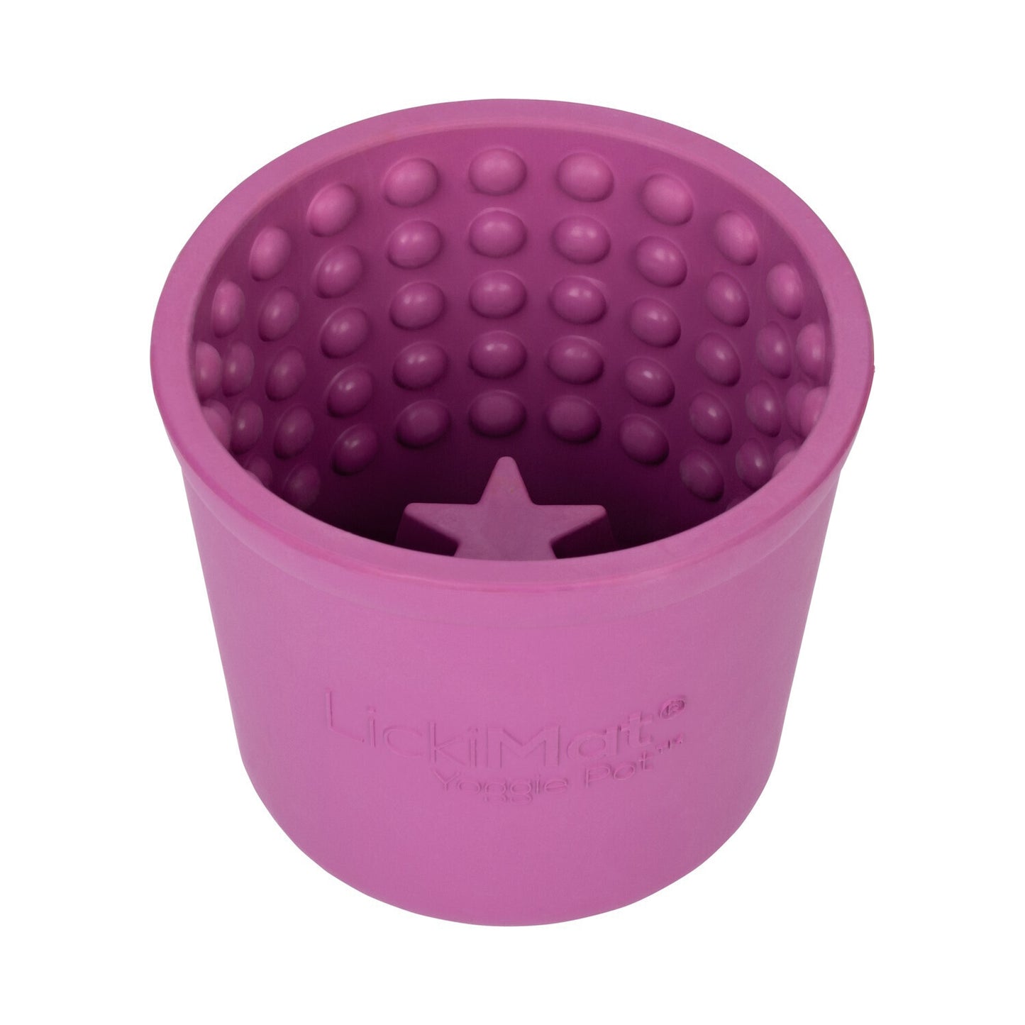 Lickimat Yoggie Pot Slow Feeder Dog Bowl 
