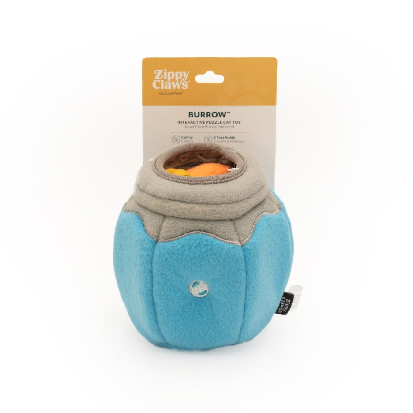 Zippy Paws ZippyClaws Burrow Cat Toy - Fish in Bowl 
