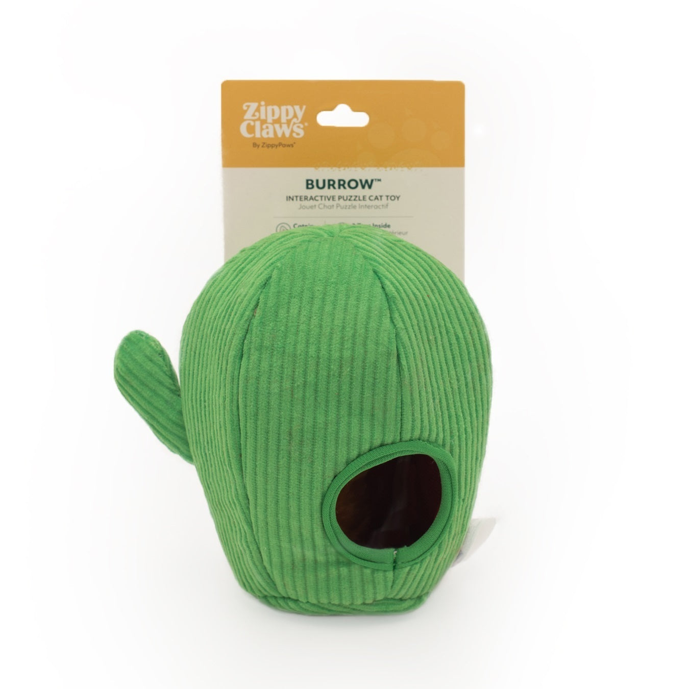 Zippy Paws ZippyClaws Burrow Cat Toy - Snakes in Cactus 