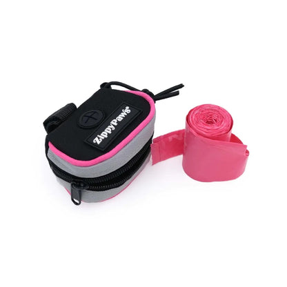 Zippy Paws Adventure Leash Dog Poop Bag Dispenser + BONUS Roll