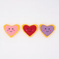 Zippy Paws Valentine's Miniz 3-Pack - Heart Cookies