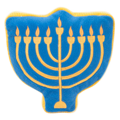Zippy Paws Plush Squeaker Dog Toy - Hanukkah Squeakie Pattiez