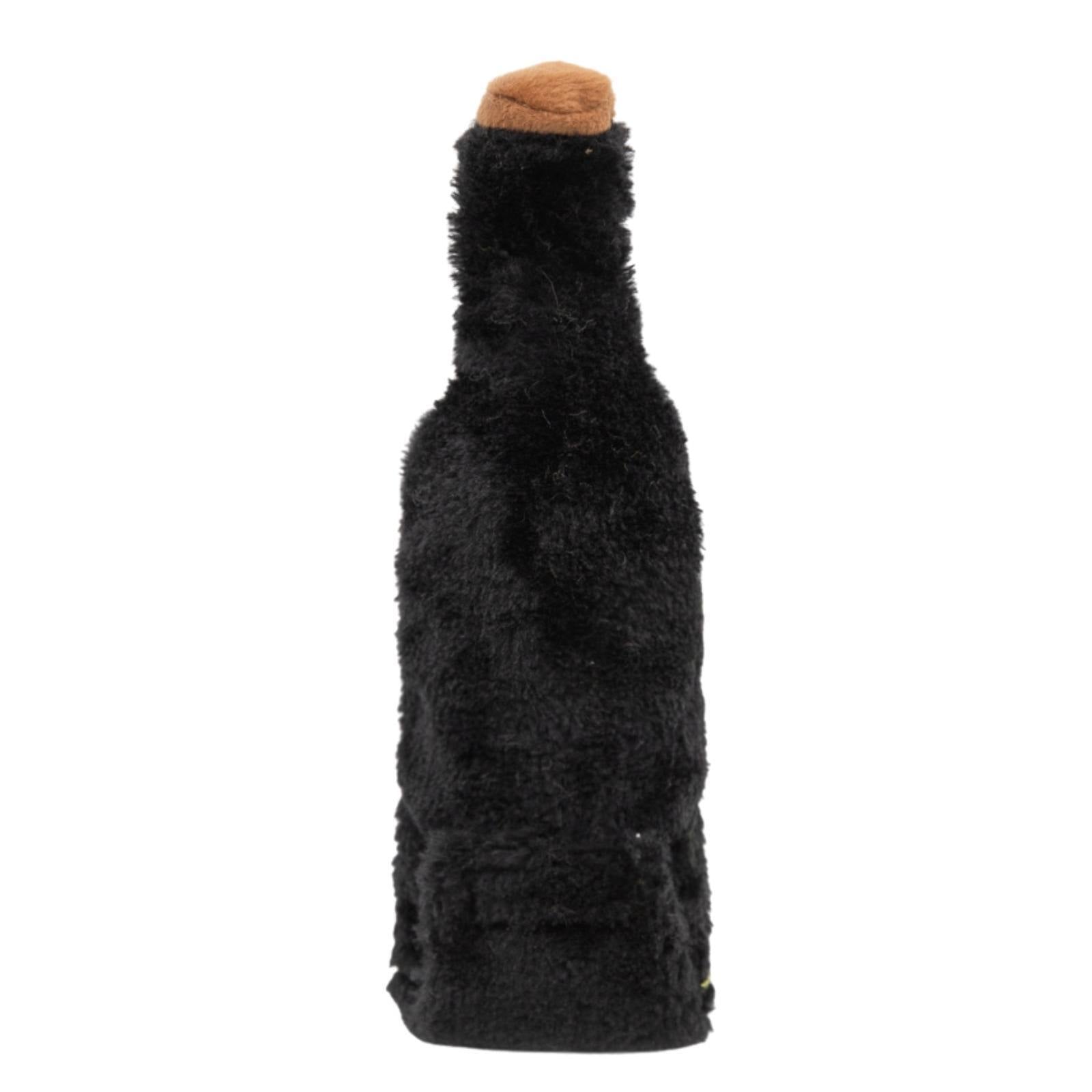 Zippy Paws Happy Hour Crusherz with Replaceable Squeaker Bottle Dog Toy - Stout