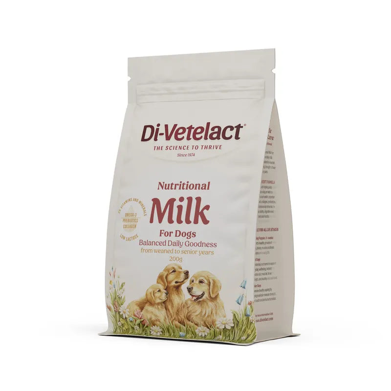 Di-Vetelact Nutritional Milk for Dogs 200g Pouch