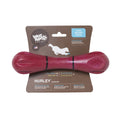 West Paw Hurley Fetch Toy for Tough Dogs - Ruby Red
