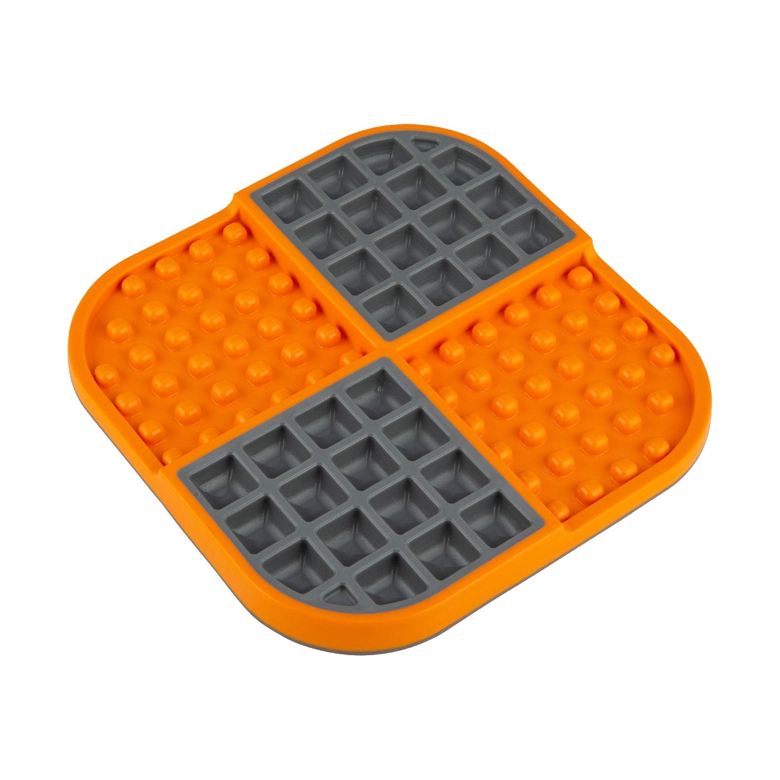 LickiMat Slomo Wet & Dry Double Slow Food Dog Bowl - Green