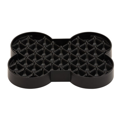 Lickimat SloDog No Gulp Bone-Shaped Slow Food Bowl for Small Dogs